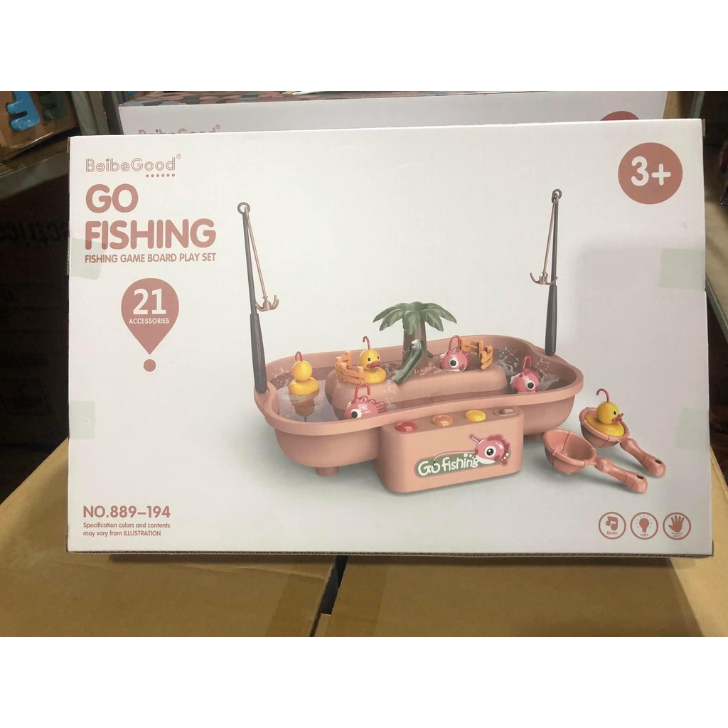 Bộ Đồ chơi câu cá vịt GO FISHING phát nhạc cho bé