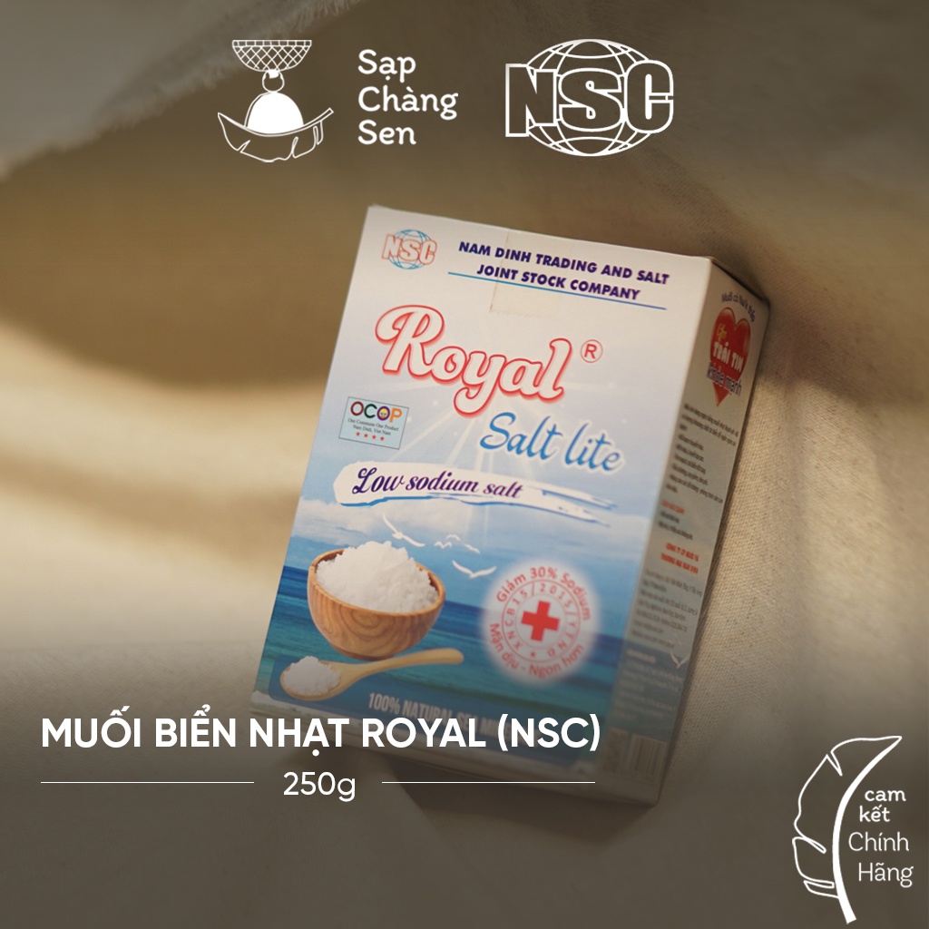 Muối biển nhạt Royal (NSC) - 250g