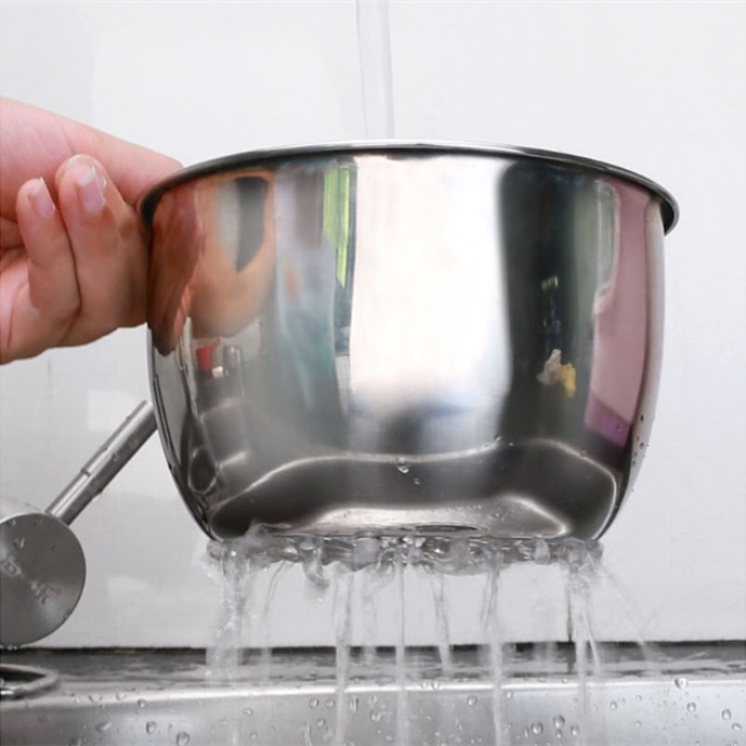 Rổ Lưới Bằng Thép Không Gỉ Ráo Nước Đựng Rau Củ Quả Tiện Dụng Cho Nhà Bếp