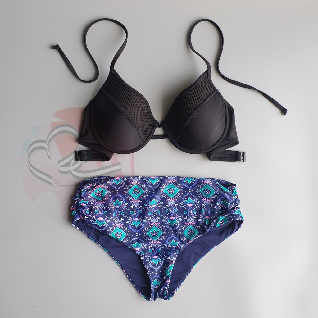 Bộ bơi hai mảnh hàng mẫu thiết kế dành cho nàng ngoại cỡ GP xuất khẩu Ý