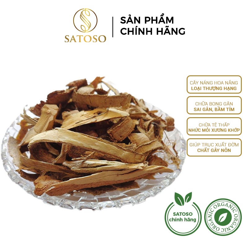 Cây náng hoa trắng khô tốt cho người phì đại tiền liệt tuyến SATOSO 1kg SA90