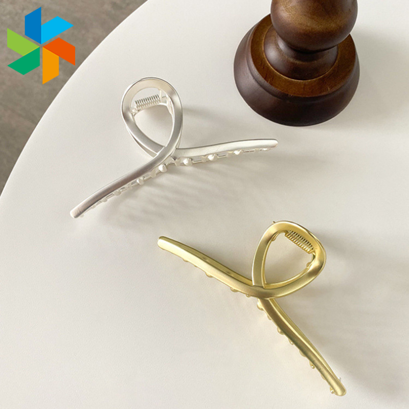 Kẹp Tóc Cá Mập Bằng Kim Loại Jp6