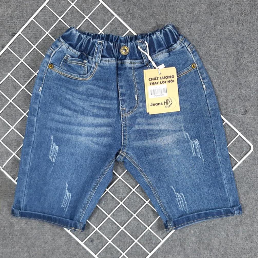 Quần jean bé trai [Hàng Cao Cấp Chính Hãng], quần bò lửng cho bé trai từ 5 đến 7 tuổi HPjeans cao cấp