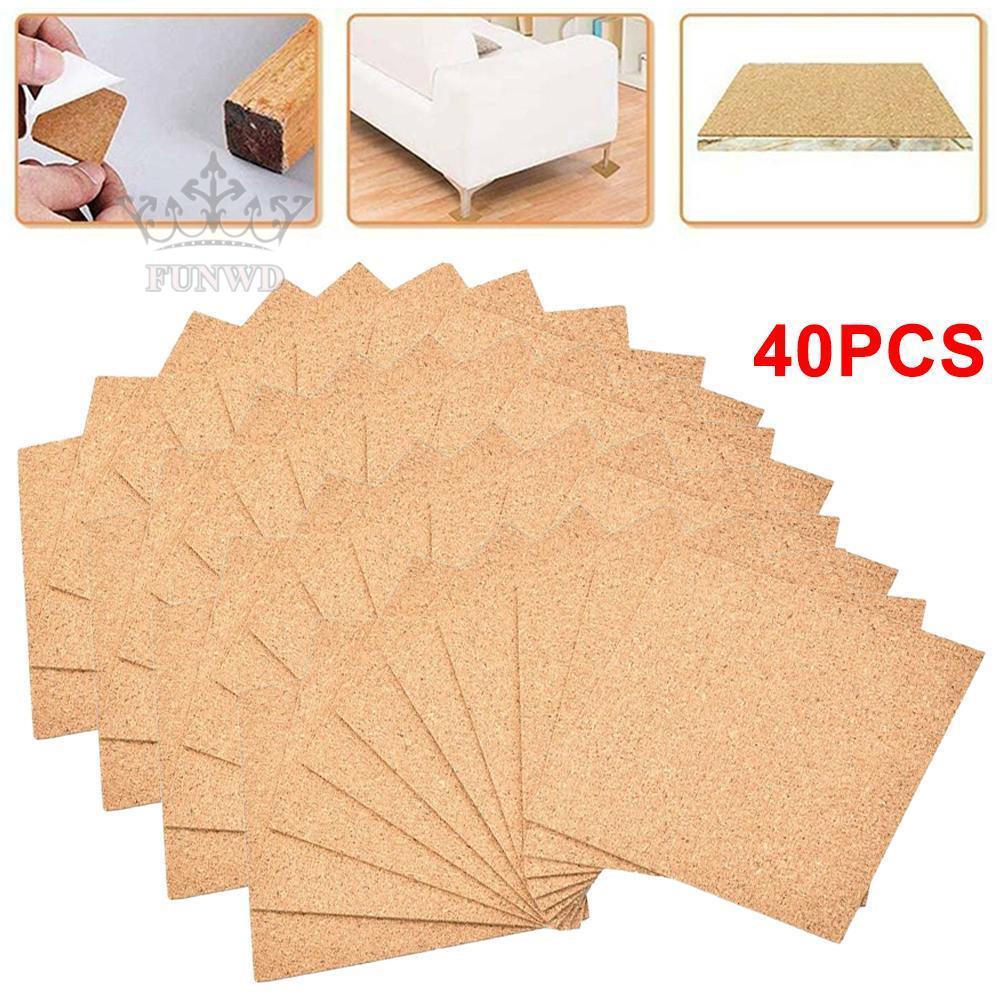 【FUNWD】Square Cork Mat 100MM Thickness Cork Self-adhesive Hot Sale With Back Glue