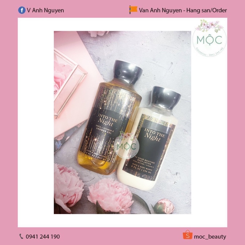 Sữa tắm/ dưỡng thể Into the night BBW