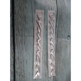 Bộ tem decal chữ nổi winner