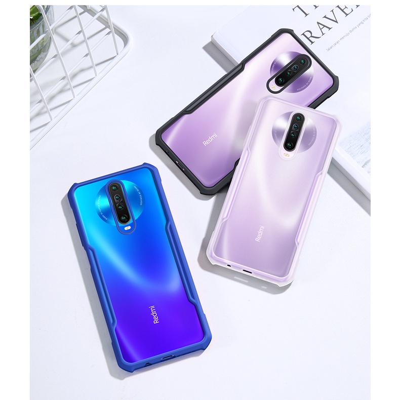XUNDD Ốp Điện Thoại Trong Suốt Có Túi Khí Chống Sốc Sang Trọng Cho Redmi K30 5G 4G