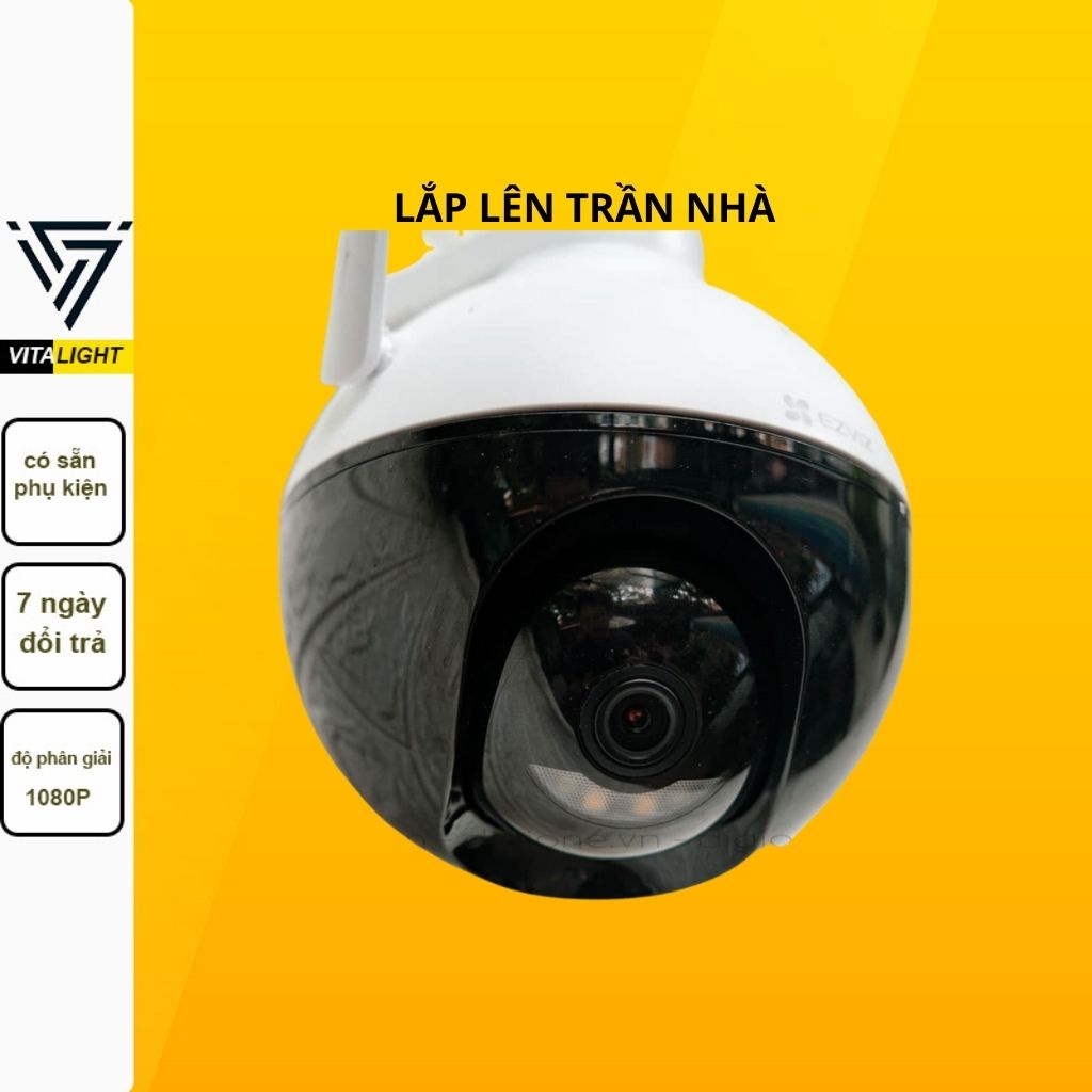 Camera IP Wifi Ezviz C8C Full HD 1080p (Có màu ban đêm), báo động về điện thoại VITALIGHT