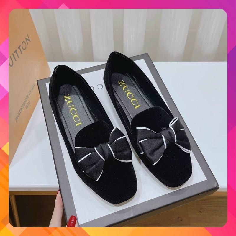 Dép sục + bệt nhung nơ lụa siêu xinh