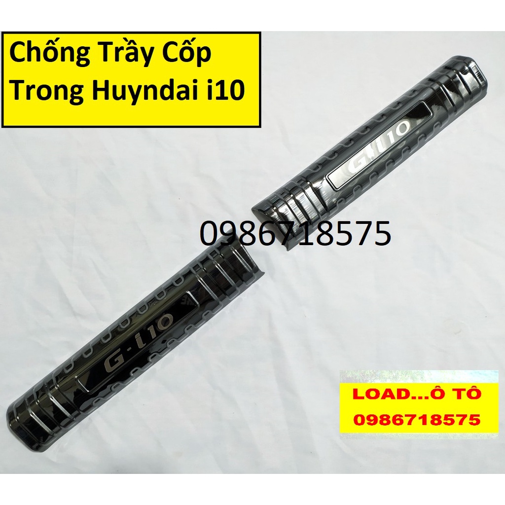 Bộ Chống Trầy Cốp Trong, Ngoài Titan Xe Huyndai I10 2022-2021 Mẫu Hatback 1 đầu Cao Cấp