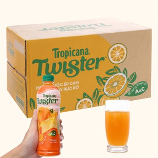 [ tối đa 1 thùng ]Nước Cam Ép Twister Thùng 24 Chai