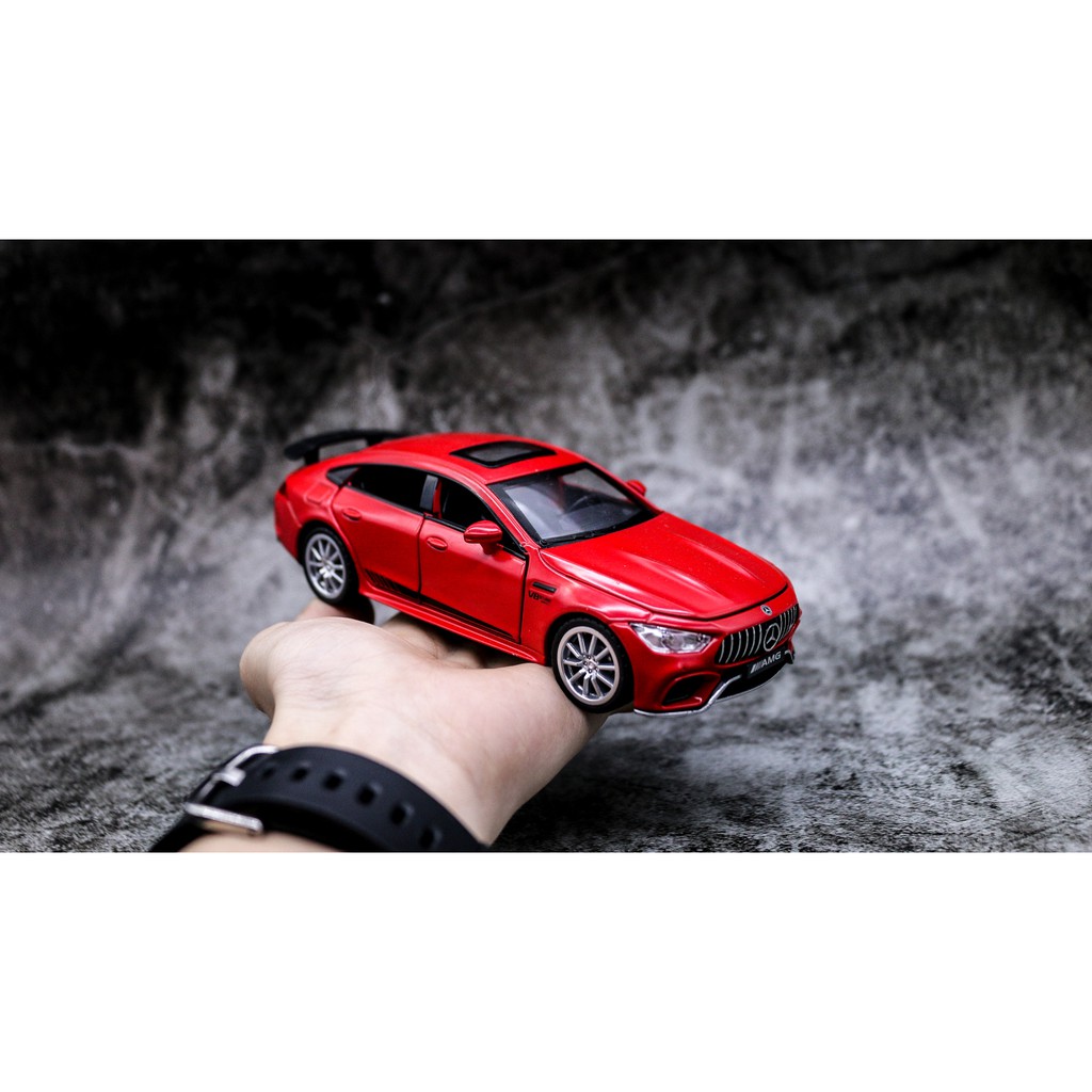 MÔ HÌNH XE MERCEDES AMG GT63 RED 1:32 DOUBLE HORSES NO BOX 6443