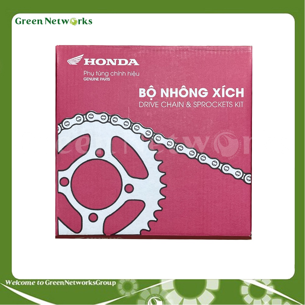 Bộ nhông sên dĩa cho xe Dream, nhông,dĩa và xích gắn cho xe Dream Thái, Dream Lùn, Dream đời đầu của Honda–GreenNetWorks