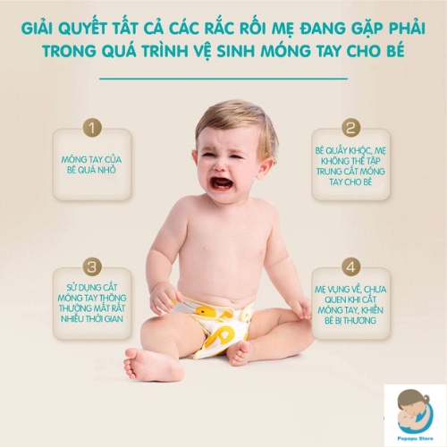 Máy cắt móng tay điện đa năng cho bé