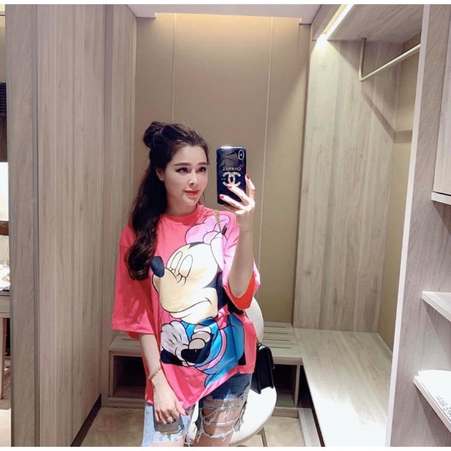 Áo phông Mickey Thái Lan -Freesize (ảnh thật)