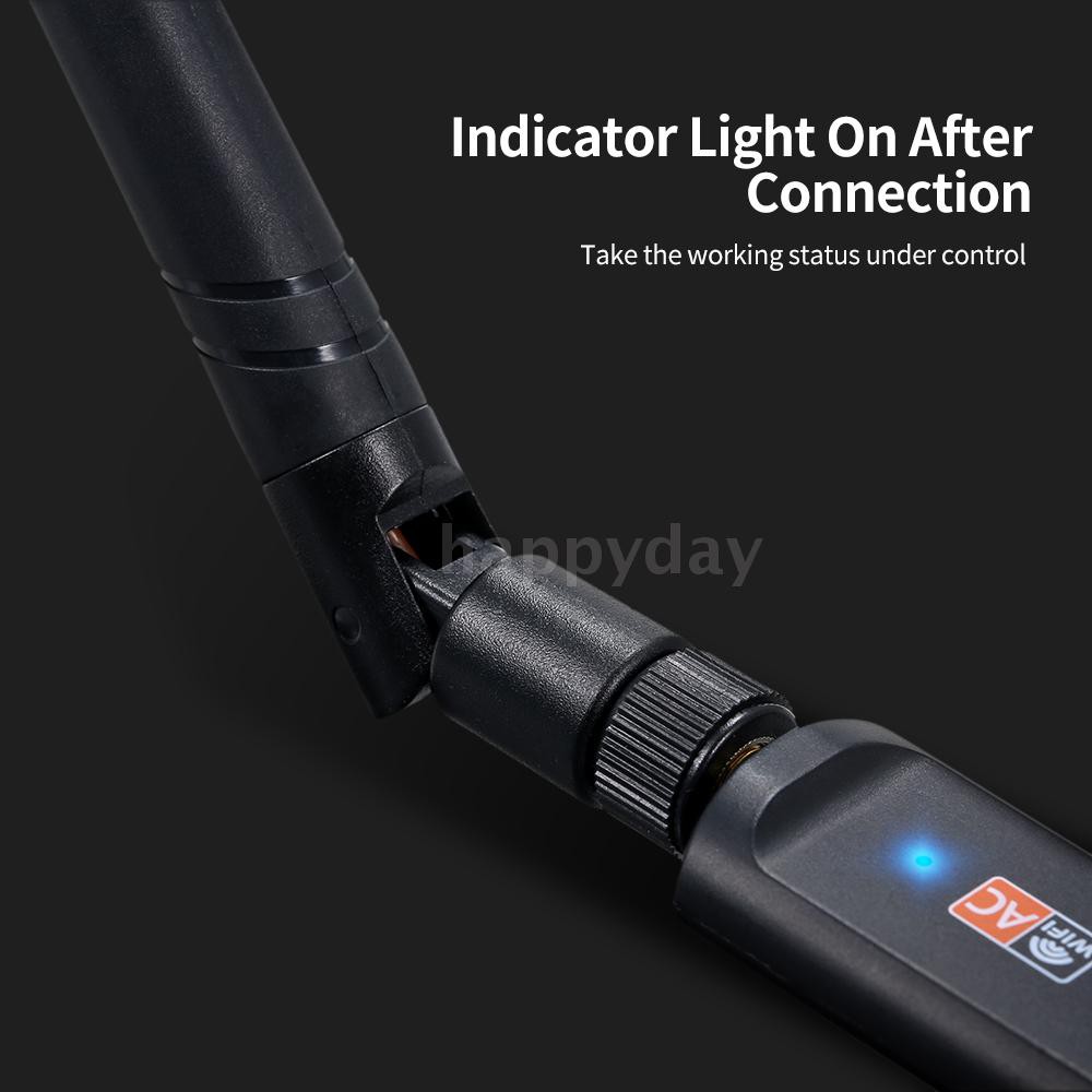 Usb Thu Sóng Wifi 1200m 2.4g + 5g Usb 3.0 Thẻ Mạng | BigBuy360 - bigbuy360.vn