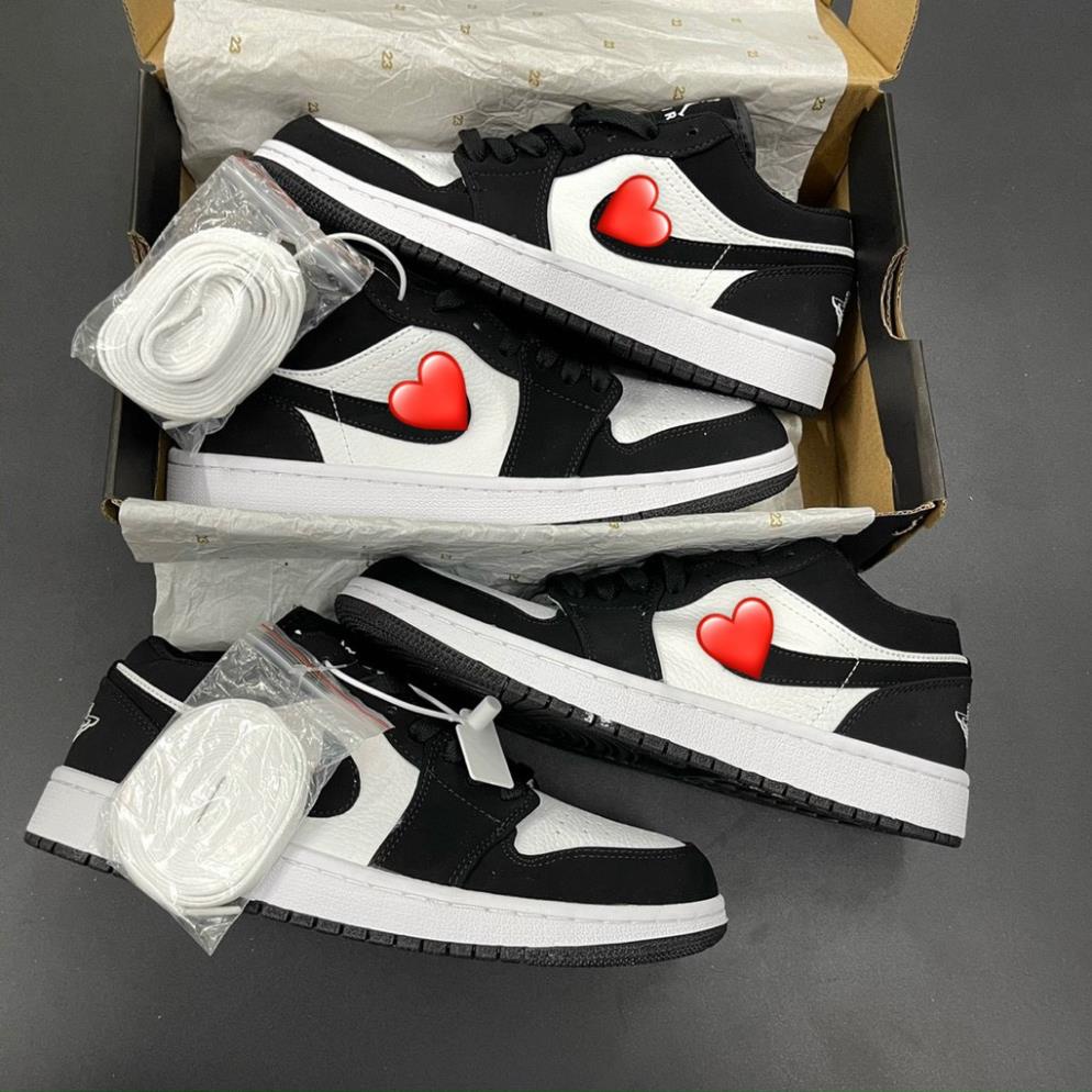 Giày Sneaker JorDan 1 Low panda  Đen Trắng , Giày JorDan panda thấp cổ,giày  Thể Thao Nam Nữ Thấp Cổ Full Phụ Kiện