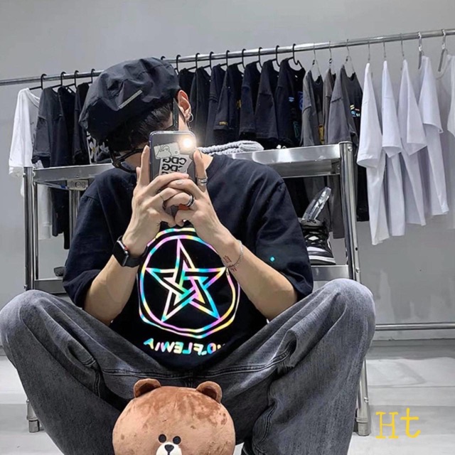 Áo phản quang ngôi sao có chữ HT12