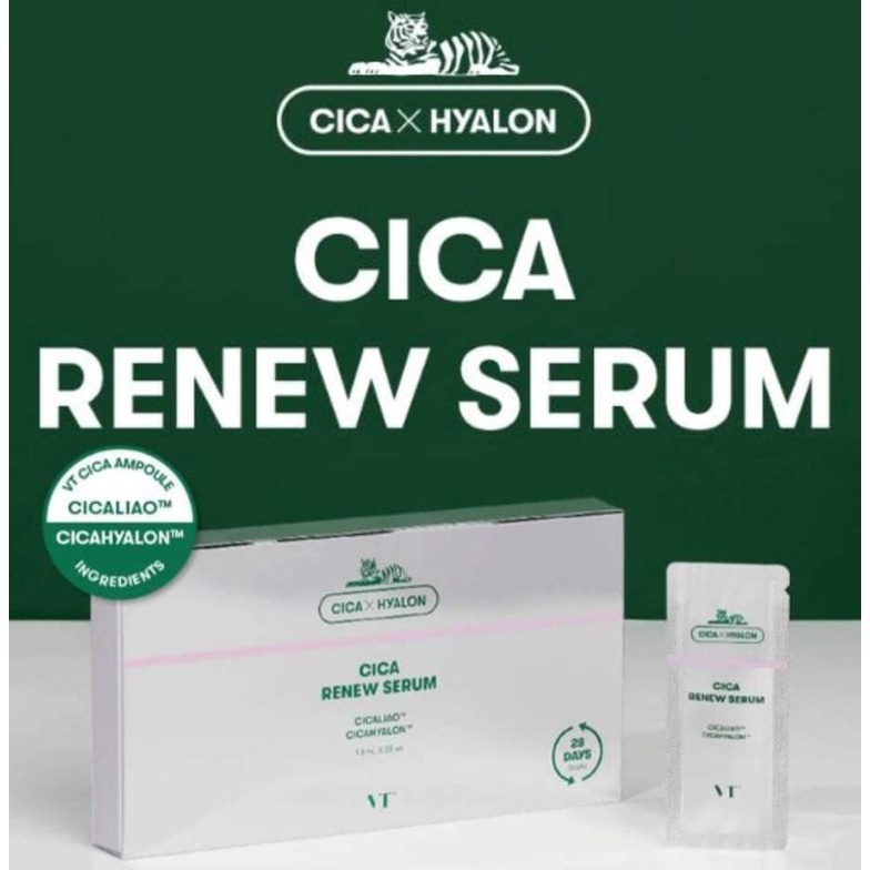 28 gói Tinh chất dưỡng da VT Cica Renew Serum 1,5ml.