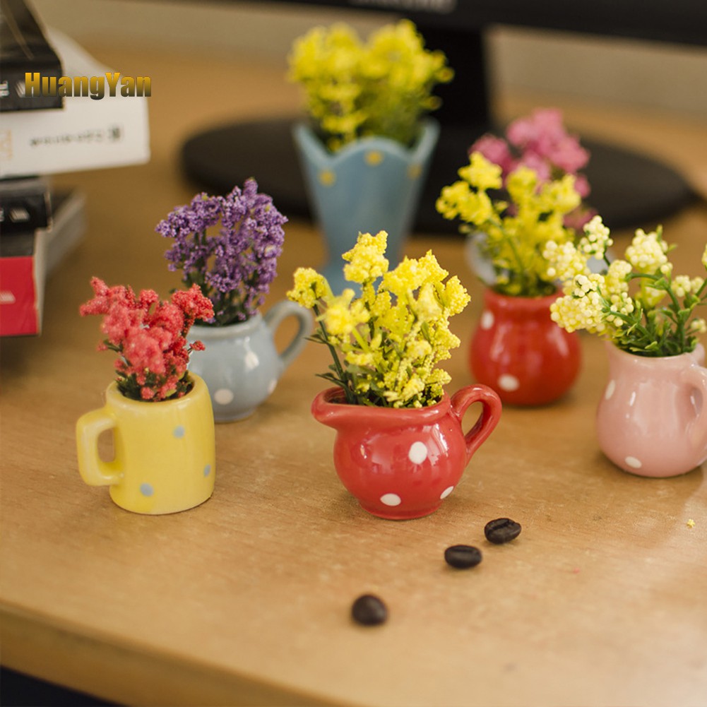 1 Cây Bonsai Nhân Tạo Dùng Trang Trí Nhà Búp Bê