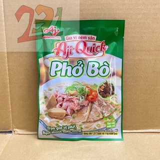 [57 g ][Phở Bò] Túi Gia Vị Nêm Sẵn Aji Quick