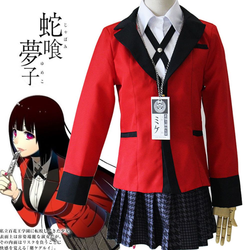 Set trang phục hóa trang nhân vật Jabami Yumeko Anime