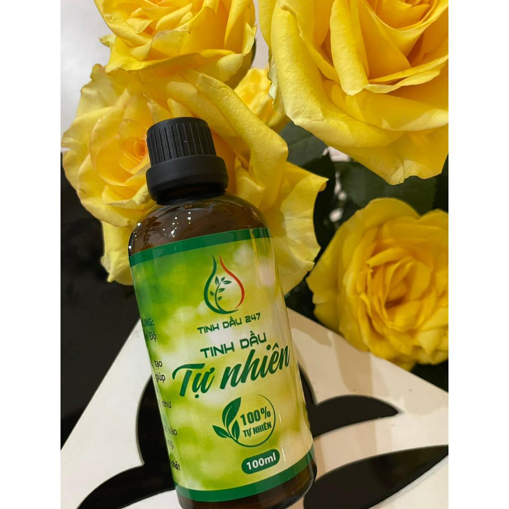 Tinh dầu thiên nhiên nguyên chất loại 100ml giúp thơm phòng, đuổi muỗi giảm stress sau ngày dài làm việc hiệu quả