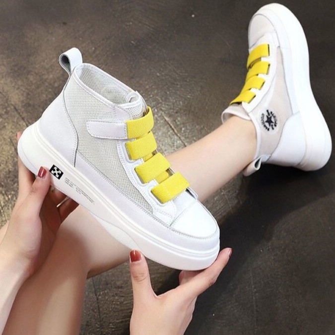 BOOTS Lưới Nữ SPORTS Đế Bắng Cổ Cao Siêu Cute, BN-188 | BigBuy360 - bigbuy360.vn