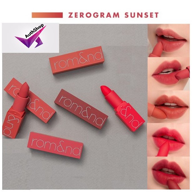 Son Lì Siêu Nhẹ Môi Romand Zero Gram Matte Lipstick