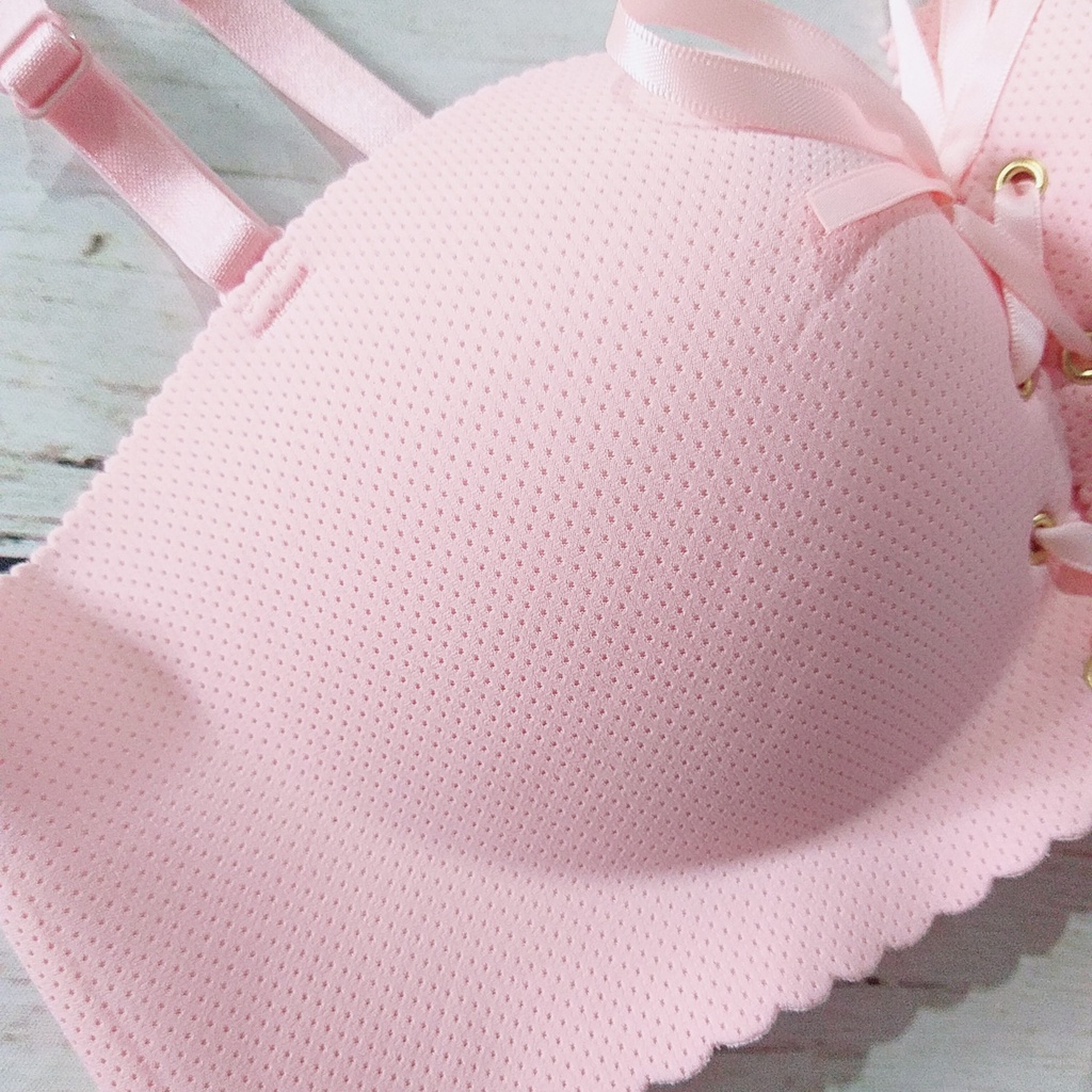 Áo lót cup ngực dây rút chống tụt mặc áo váy hở vai KIMCHIBIKINI bra nữ thông hơi nâng ngực tạo khe cao cấp AL036