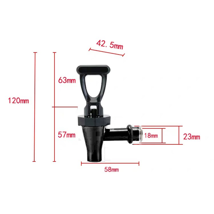 Vòi Bình Đựng Nước Ép Inox 8 Lít (Phụ Kiện)