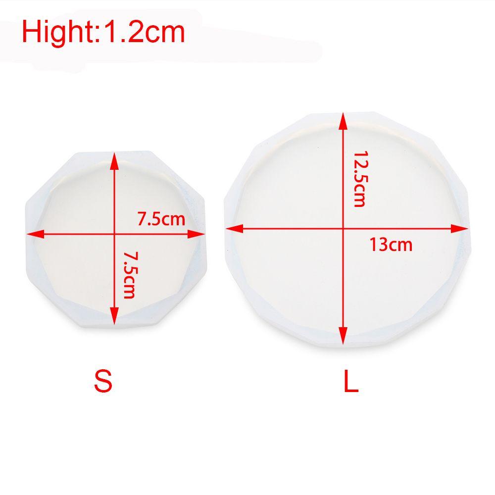 JONYE Khuôn Làm Trang Sức Hình Tròn Bằng Resin Epoxy UV