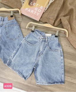 ✅Short Jeans Ngố Trơn