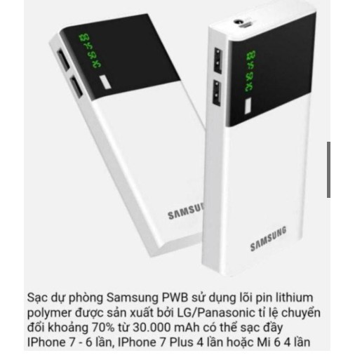 SẠC DỰ PHÒNG CAO CẤP  20000MAH SMART POWER BANK