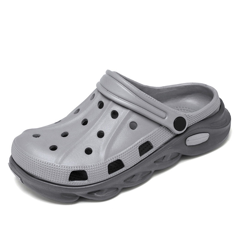 Dép Sandal Đi Biển Đế Mềm Bằng eva Có Lỗ Xỏ Ngón Cho Nam Ttg104