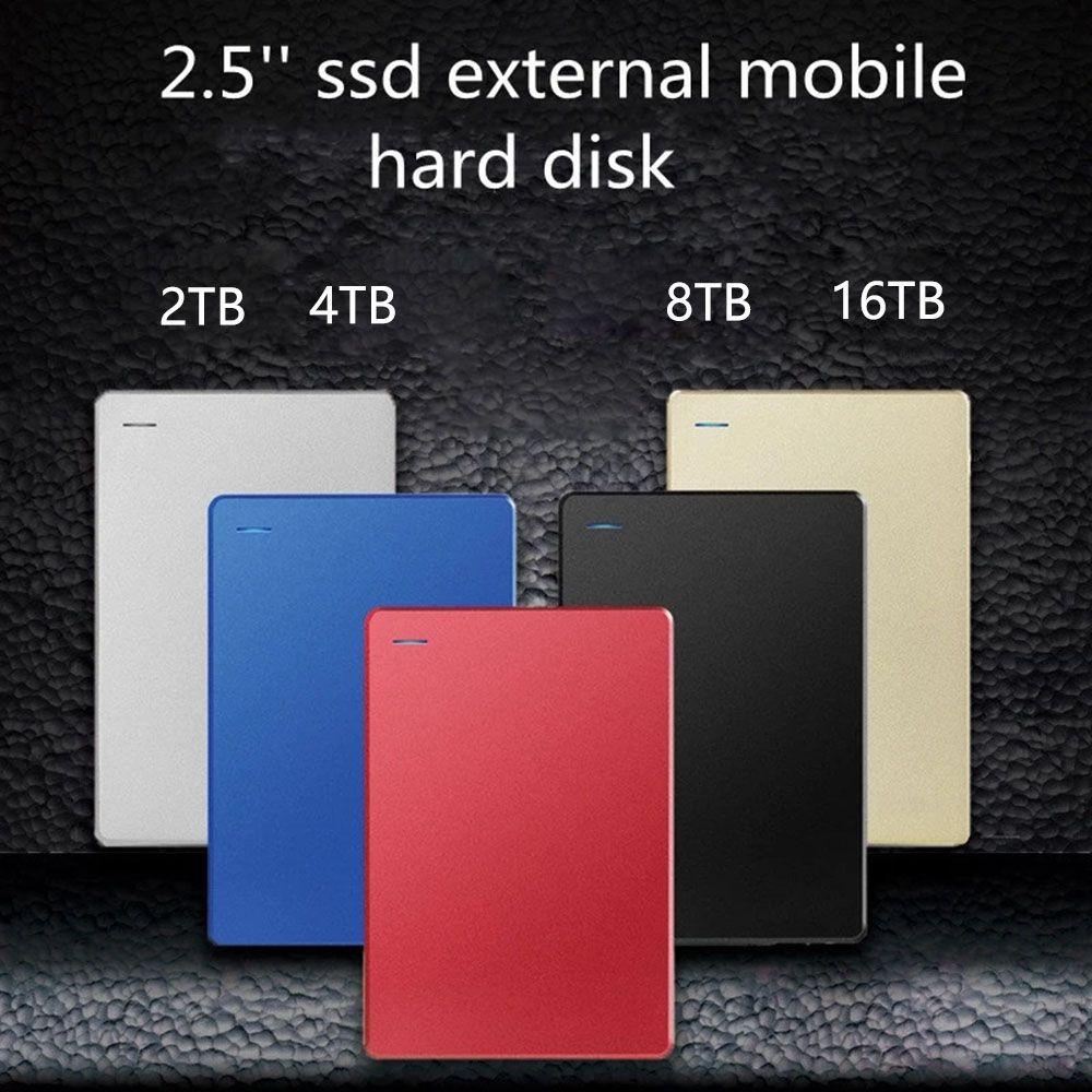 MYRON 2TB 4TB 8TB 16TB Phone Tablet External Storage Solid State Drive USB 3.0 Mobile Hard Disk Portable Laptop High Speed 2.5" SATA HDD/Multicolor | BigBuy360 - bigbuy360.vn