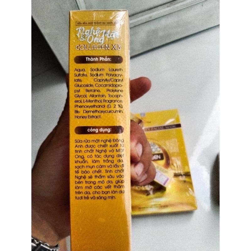 SỮA RỬA MẶT COLLAGEN X3 NGHỆ MẬT ONG