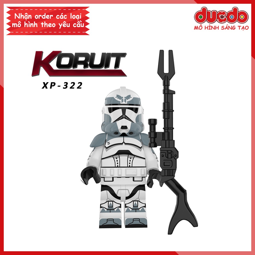 Minifigures các nhân vật trong Star Wars full trang bị - Đồ chơi Lắp ghép Xếp hình Mô hình Mini KORUIT KT1042