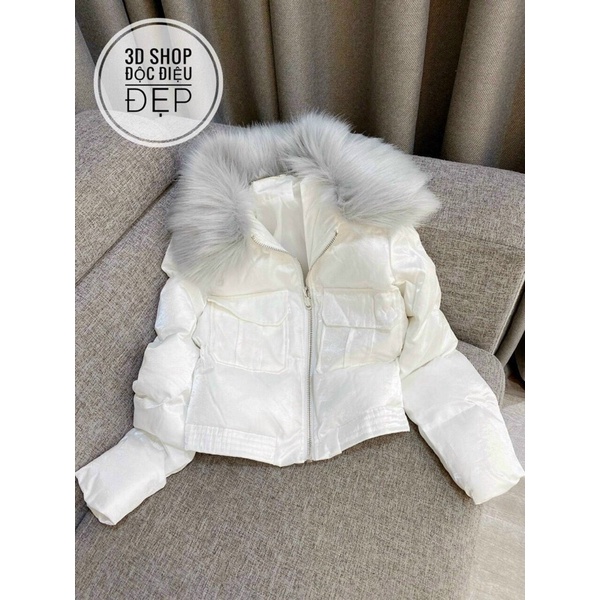 Áo khoác cổ lông