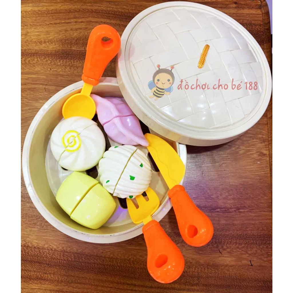 Đồ chơi nấu ăn điểm tâm dimsum 31, 19, 13 chi tiết cho bé (hàng đẹp)