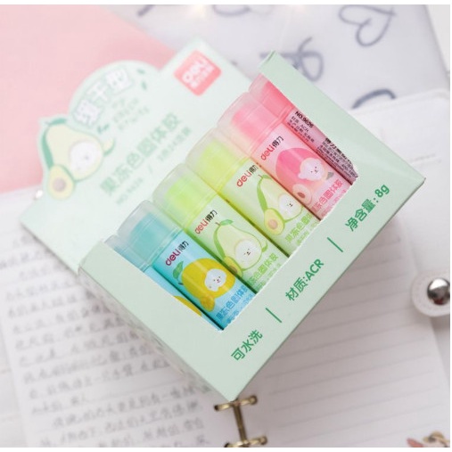 Hồ Khô Deli - 8gram bám dính tốt, mùi trái cây xoài, bơ, đào - Mã 9626