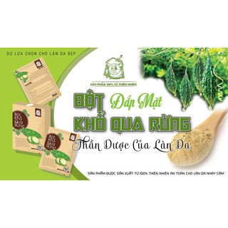 bột đắp mặt khổ qua