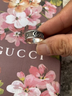 Nhẫn Gucci bạc 925