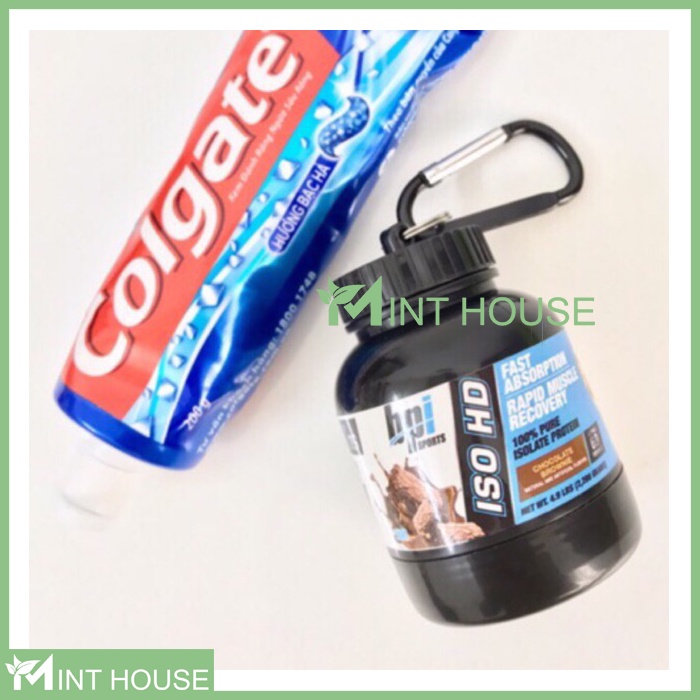 Hũ đựng bột, hũ đựng whey, mass, bcaa Ishake Protein Funnel 200ml