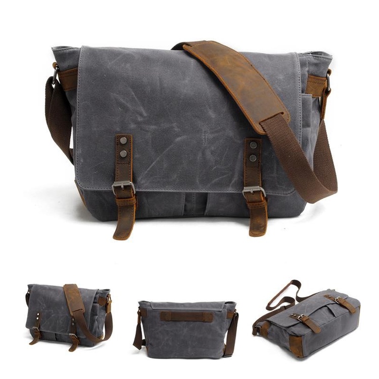 Túi Đeo Chéo Vai Bằng Vải Bạt Thời Trang 2022 M400 Dành Cho Nam