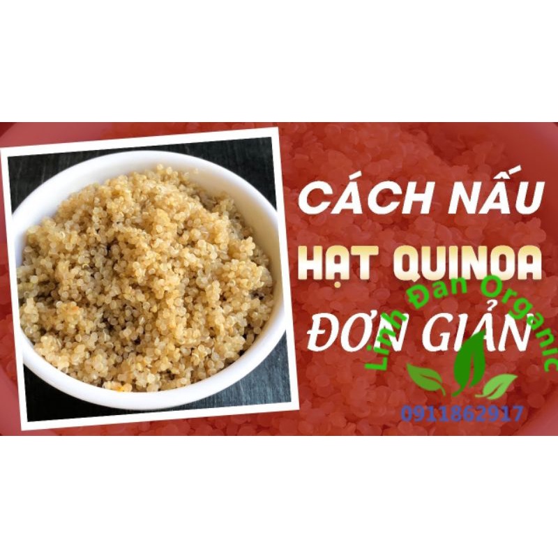 [Mới] Hạt Diêm Mạch Trắng Úc Absolute Organic White Quinoa 1kg date 2023