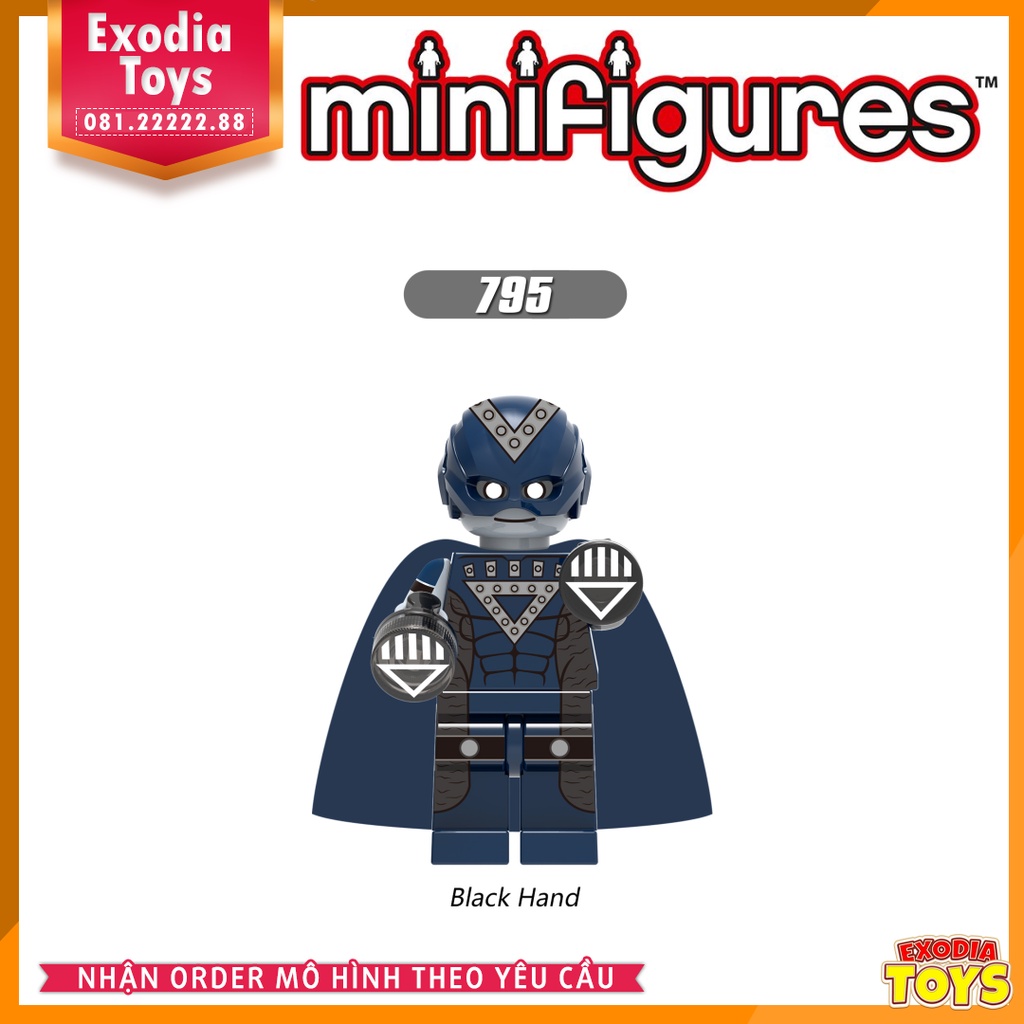 Xếp hình Minifigure Nhân vật siêu anh hùng quân đoàn Lantern Corps - Đồ Chơi Lắp Ghép Sáng Tạo - X0183