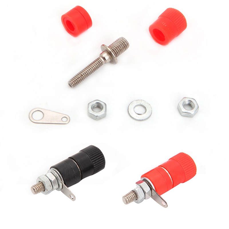 Set 2 đầu cắm bắp chuối kết nối loa khuếch đại âm thanh tiện lợi