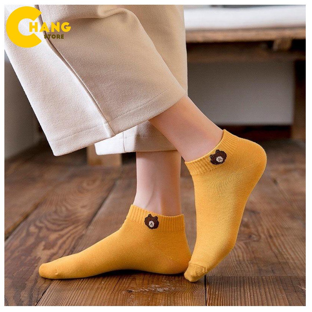 Combo 10 Đôi Vớ Gấu - Tất Gấu Cổ Ngắn