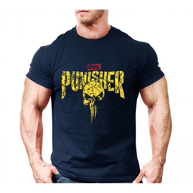 Áo thun lính Punisher_ chiến thuật